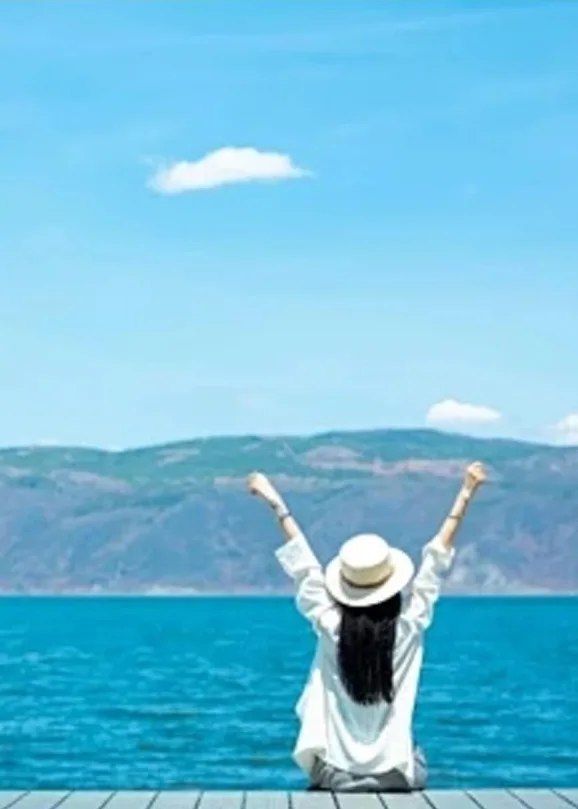 洱海生態廊道S灣騎行實景